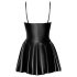 Noir Libido - Schwarzes, mattes Minikleid - M
