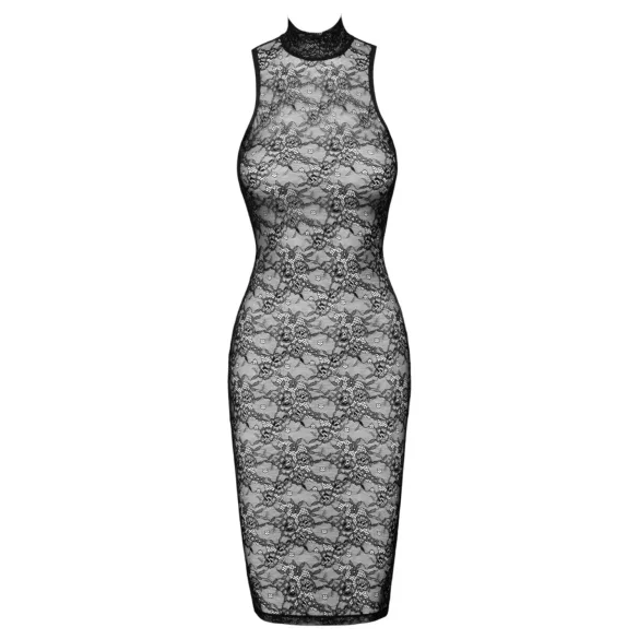 Cottelli - knielanges Spitzenkleid (schwarz)