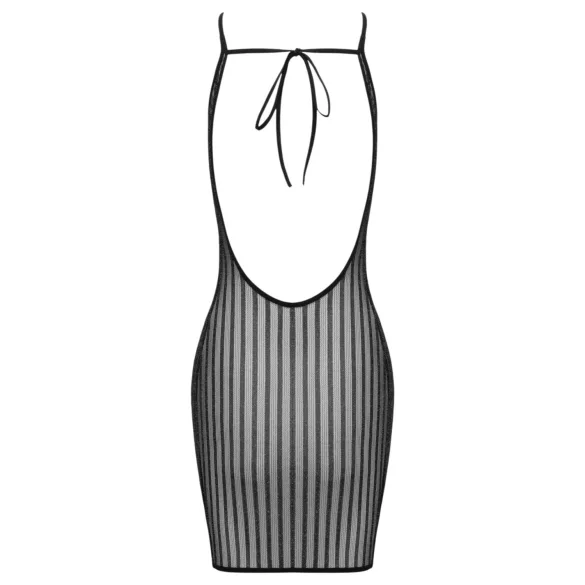 Cottelli - gestreiftes Minikleid mit Silberfäden (schwarz) - S-L