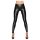 Noir - Lange, Glänzende Leggings (Schwarz)