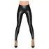 Noir - lange, glänzende Leggings (Schwarz) - L