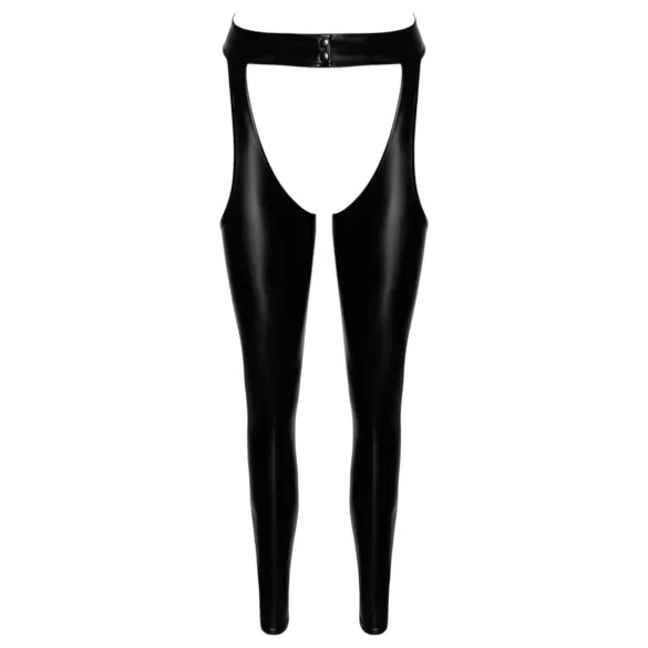 Noir - Glänzende Strumpfhose - Chaps (Schwarz)