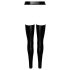 Noir - Glänzende Strumpfhose - Chaps (Schwarz) - L