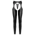 Cottelli - Offene Chaps-Hose und String-Set (schwarz)