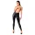 Noir - glänzende lange Hose (schwarz)