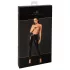Noir - glänzende lange Hose (schwarz)