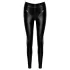 Noir - glänzende lange Hose (schwarz) - M