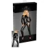 Noir - Glänzender Langarm-Overall (schwarz) - L