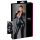 Cottelli Plus Size - Glänzender Langarm-Party-Overall (Schwarz) - 3XL