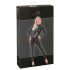 Noir - Langer Jumpsuit mit Schlangenledermuster (Schwarz) - L