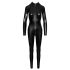 Noir - Langer Jumpsuit mit Schlangenledermuster (Schwarz) - L