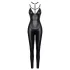 Cottelli - matter Overall mit abnehmbarer Brustpartie (schwarz)