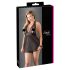 Cottelli Plus Size - Luftiges Spitzen-Babydoll (Schwarz) - 2XL