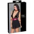 Cottelli Bondage - Spitzenbabydoll mit Halsband (schwarz) - L