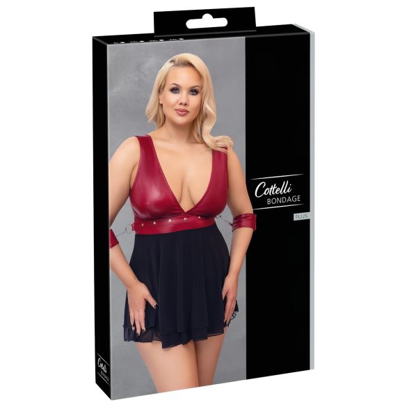 Cottelli Bondage Plus Size - Babydoll (Rot)