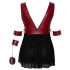 Cottelli Bondage Plus Size - Babydoll (Rot) - 3XL