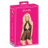 Küssbarer Babydoll mit Halsband – schwarz, Spitze