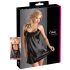 Cottelli - Satin Nachthemd (schwarz) - XXL