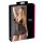 Cottelli Plus Size - Spitzen-Negligé Schwarz
