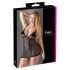 Cottelli Plus Size - Spitzen-Negligé Schwarz