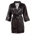 Cottelli - Satin-Spitzenkurzrobe (schwarz)