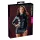 Cottelli - Glänzender Langarm-Body Damen (schwarz)