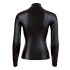 Cottelli - Glänzendes Langarm-Oberteil für Damen (Schwarz)
