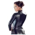 Cottelli - Glänzender Langarm-Body Damen (schwarz)