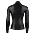 Cottelli - Glänzender Langarm-Body Damen (schwarz) - M
