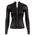 Cottelli - Glänzender Langarm-Body Damen (schwarz) - L