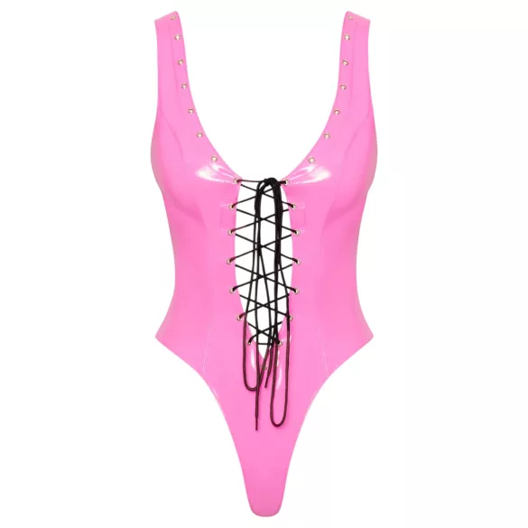 Black Level - Lack-Body für Damen (pink)