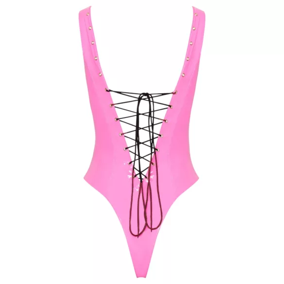 Black Level - Lack-Body für Damen (pink)
