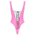 Black Level - Lack-Body für Damen (pink)