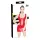 Black Level - Lack-Minidress mit Schnürung (Rot)