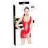 Black Level - Schnürlack Minikleid (Rot)