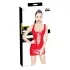 Black Level - Lack-Minidress mit Schnürung (Rot)