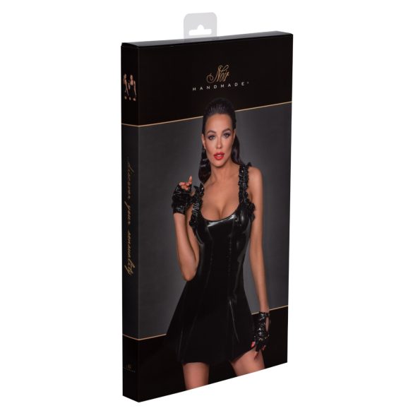 Noir - Rüschen-Minikleid (schwarz) - L