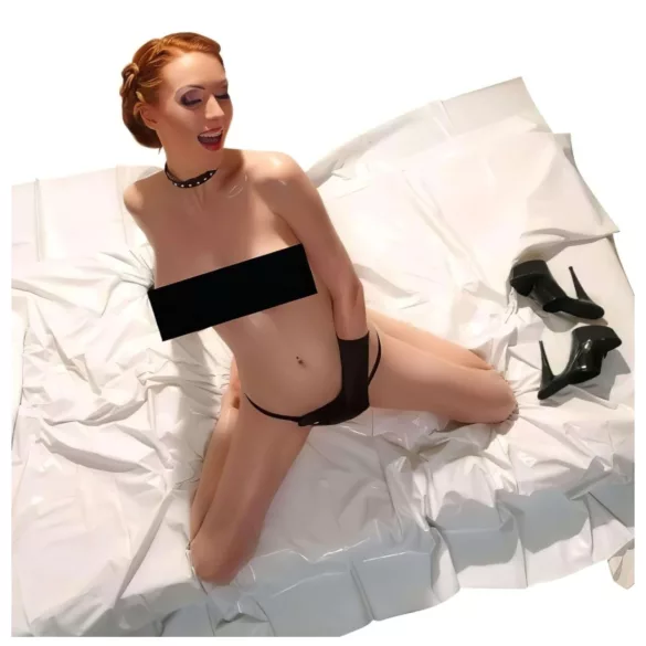 Fetisch - Lack-Laken - 200 x 230 cm (weiß)