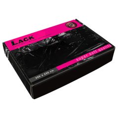 Lack-Laken - superweich - 200x230cm (schwarz)