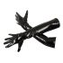 Black Level – Glänzende Lackhandschuhe (Schwarz)