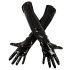 Black Level – Glänzende Lackhandschuhe (Schwarz)