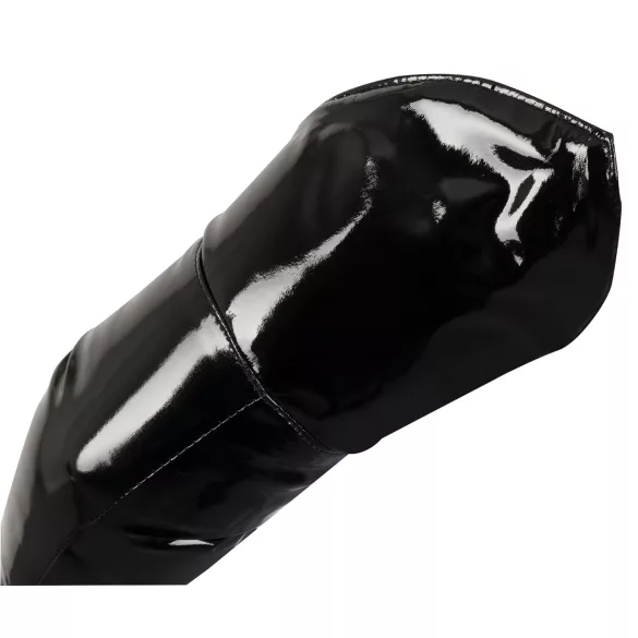 Black Level - extra lange Lackhandschuhe (schwarz)