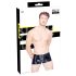 Black Level - Herren-Shorts mit Reißverschluss (schwarz)
