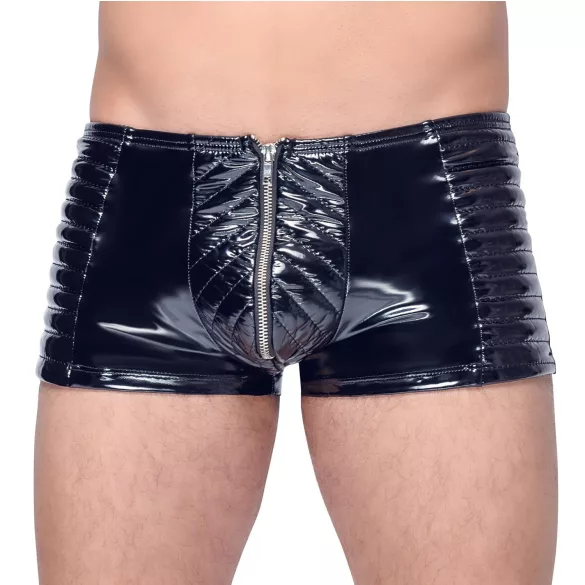 Black Level - Reißverschluss Männer-Shorts (schwarz)