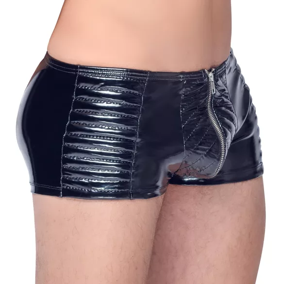 Black Level - Reißverschluss Männer-Shorts (schwarz) - M