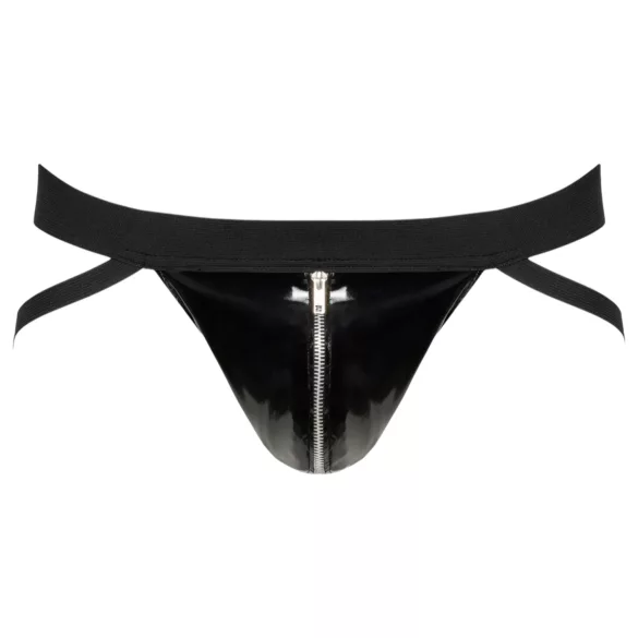 Black Level – Jockstrap mit Reißverschluss (schwarz) - L