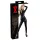 LATEX - Langarm Damenoverall (schwarz) - M
