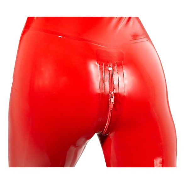 LATEX - Langarm Damen Overall (Rot)