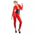 LATEX - Langarm Damen Overall (Rot) - S