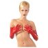 LATEX - lange, unisex Handschuhe (rot) - L